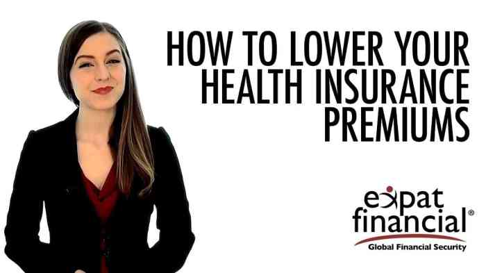 Best ways to reduce high health insurance premiums